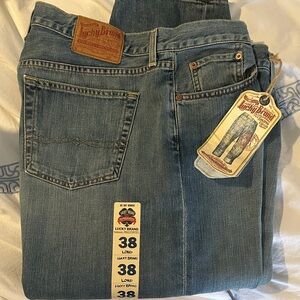 Lucky Brand Men's Relaxed Fit Jeans - Light Blue